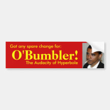 Erhaltenes übriges Kleingeld für O'bumblerr? Auto Sticker
