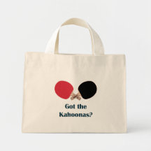 Erhielt das Kahoonas Tischtennis Leinentaschen