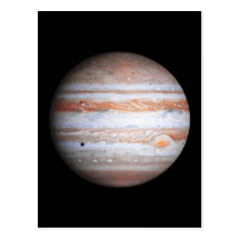 ERHÖHTES Bild der Jupiter Cassini Flyby NASAs Postkarten