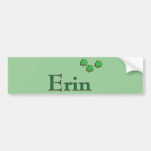 Erin Iren-Name Autoaufkleber