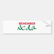 Erinnern Sie sich an NEDA (den Iran) Autoaufkleber