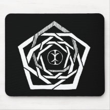Erisian Mandala-Rückseite Mauspads