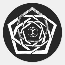 Erisian Mandala-Rückseiten-Aufkleber