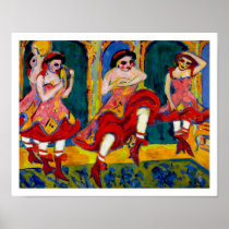 Ernst Ludwig Kirchner - Czardas Tänzer poster
