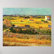 Ernte am La Crau (Van Gogh) Plakatdrucke