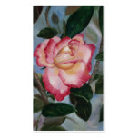 Errötende Freuden-Rosen-Kunst-Karten Visitenkartenvorlagen
