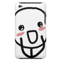 Errötendes Comic-Gesicht Barely There iPod Hüllen