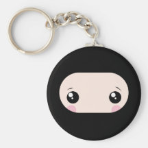 Errötendes Kawaii Ninja Schlüsselbänder