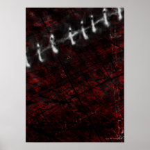 ERSCHROCKEN DURCH DRUCK DES PLAKAT-PSYCHOKILLER138