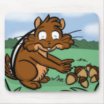 Erschrockener Chipmunk Mauspads