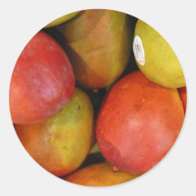 Erstaunliche Mangos Runde Aufkleber