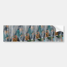 Erstaunliche Marmorsteine der Edelstein-n Auto Sticker