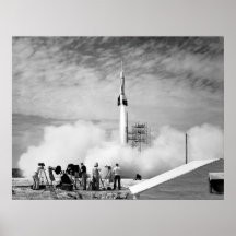 Erste Rocket-Produkteinführung, Cape Canaveral, "S Posterdrucke