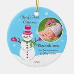 Erste Verzierung des Babys Weihnachts Ornament