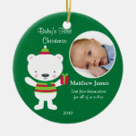 Erste Verzierung des Babys Weihnachts Weinachtsornamente