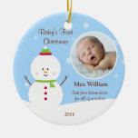Erste Verzierung des Babys Weihnachts Weinachtsornamente