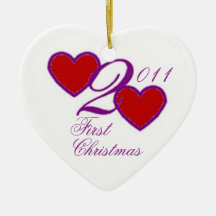 Erste Weihnachtsverzierung Weihnachtsbaum Ornament