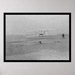 Erster Flugzeug-Flug, Kitty Hawk 1903 Plakat