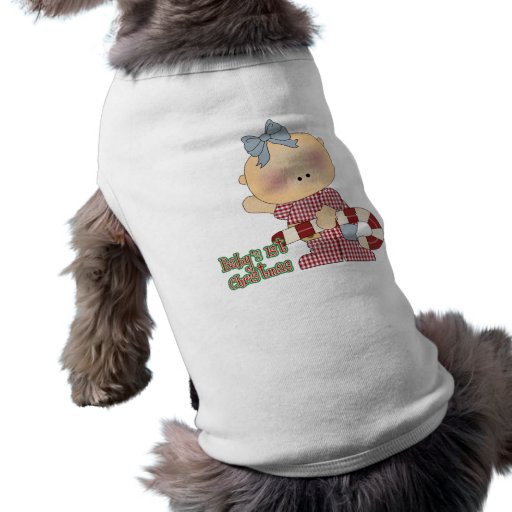 erstes Baby des Babys Weihnachts Hundetshirts
