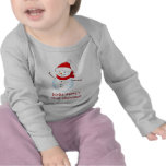 Erstes Hemd des netten Schneemann-Babys Weihnachts