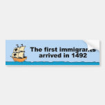 erstes immigrants3 autoaufkleber