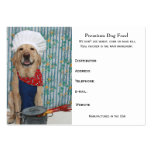 Erstklassiges Hundefutter Visitenkarte