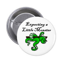 Erwartung eines kleinen Monsters Anstecknadelbuttons