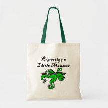 Erwartung eines kleinen Monsters Einkaufstasche