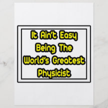 Es Aint der bestste Physiker einfache… Welt Flyer