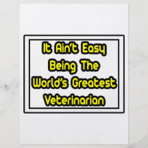 Es Aint der bestste Tierarzt einfache… Welt Individuelle Flyer