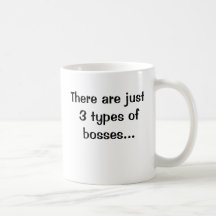 Es gibt gerade 3 Arten Chefs… Doppeltes mit Seiten Kaffeetasse