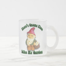 Es gibt Gnome-Platz wie mein Garten-mattierter Bec Kaffee Tasse