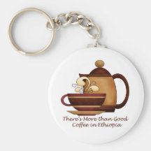 Es gibt mehr als guter Kaffee in Äthiopien Schlüsselanhänger