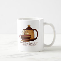 Es gibt mehr als guter Kaffee in Äthiopien Teetasse