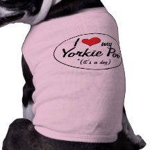 Es ist ein Hund! I Liebe mein Yorkie Poo Haustierkleidung