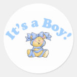 Es ist ein Junge (lt Blue) Sticker