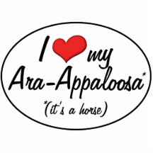 Es ist ein Pferd! I Liebe mein Ara-Appaloosa Photo Skulpturen