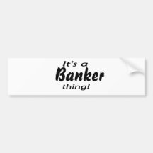 Es ist eine Bankersache! Autosticker