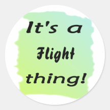 Es ist eine Flugsache! Aufkleber