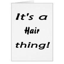 Es ist eine Haarsache! Karte