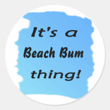 Es ist eine Strandgammlersache! Stickers