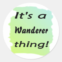 Es ist eine Wanderersache! Sticker