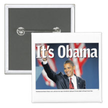 Es ist Obama-Knopf Anstecknadelbutton
