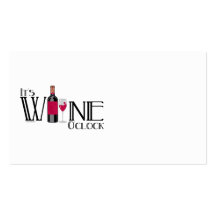 Es ist Wein-Uhr Visitenkarte