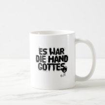 es-Krieg sterben Handgottes Kaffee Tasse