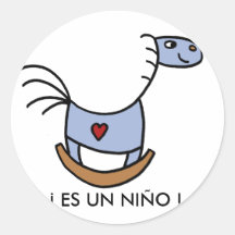 ¡ ES UN NIÑO ! PEGATINAS  