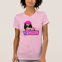 ♔♥°•Es zierliches T-Shirt der Mädchen-Damen-Bella•