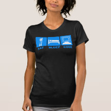 ESC-Damen-zierliches dunkles T-Stück Shirts