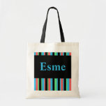 Esme hübsche gestreifte Taschen-Tasche