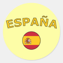 Espana Runde Sticker